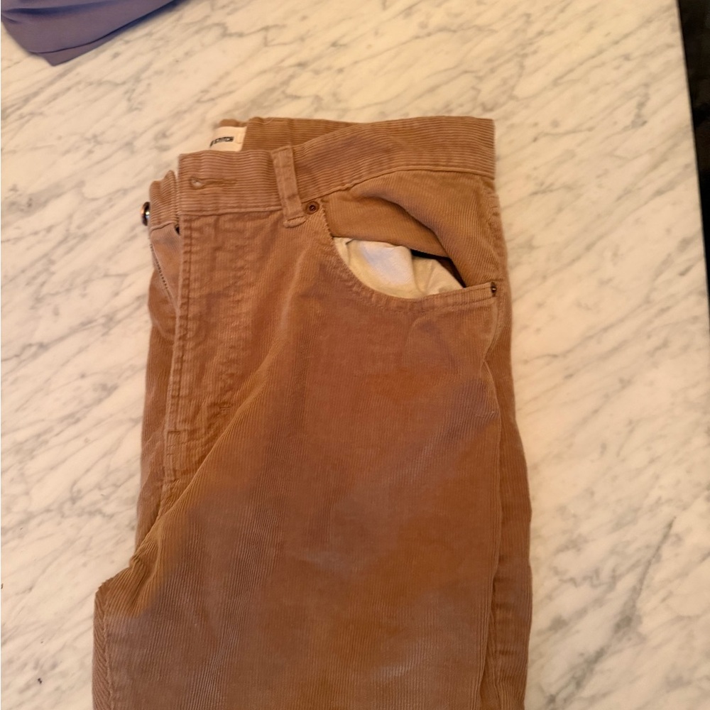 Taylor Stitch Men's Brown Corduroy Pants